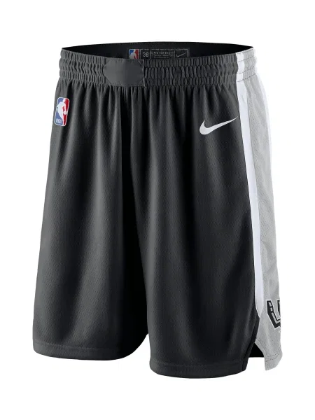 NIKE Športne hlače SAS Swingman siva / črna bela