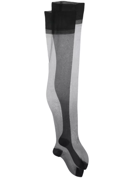 Ciorapi Maison Close transparente negru