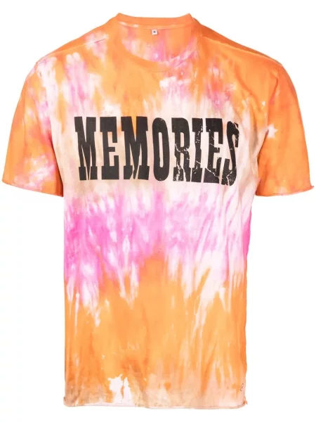 Tricou Stain Shade cu imagine portocaliu