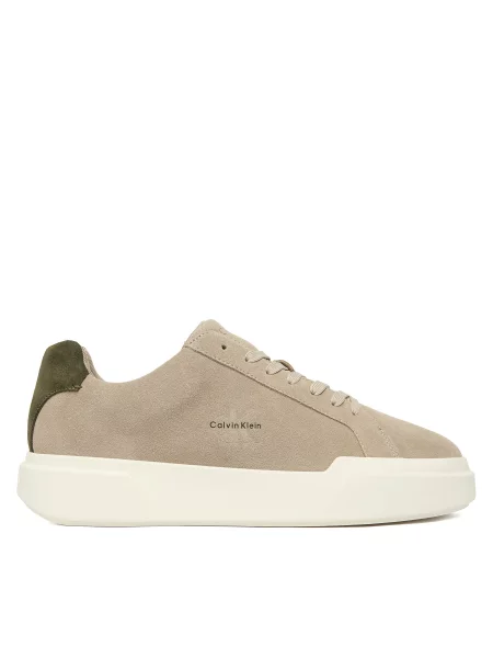 Laisvalaikio batai Calvin Klein Chunky Cupsole Laceup Su pilka