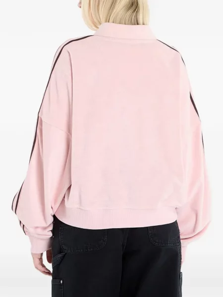 Dlouhé běžecké boty Adidas Terrex s krátkými rukávy s výstřihem do v černé