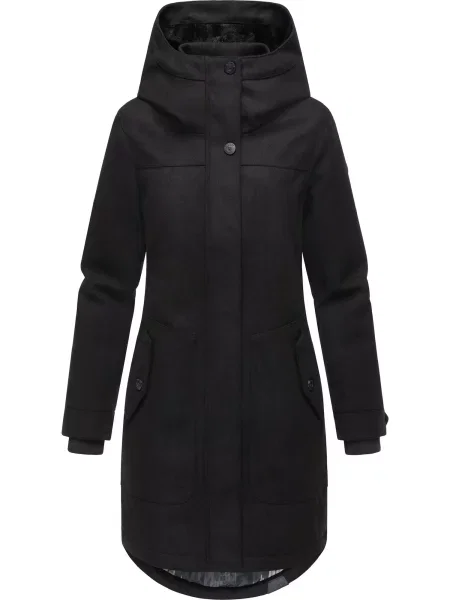Ragwear Palton funcțională Jannisa' negru