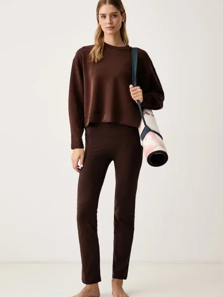 Yoga pantaloni Casall maro
