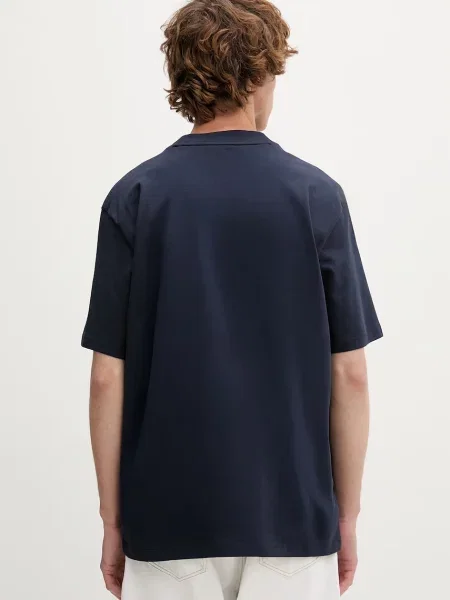HUGO T-shirt Dapolino granatowa