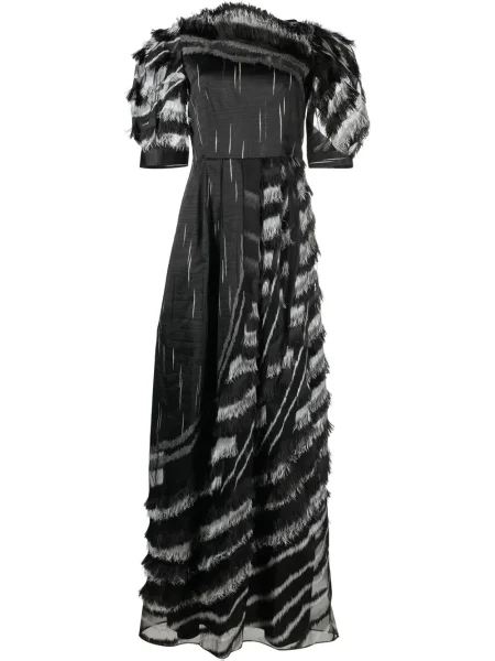Rochie de seară Alberta Ferretti cu dungi