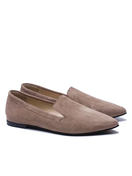 Замшеві Лофери Pellagio бежевий