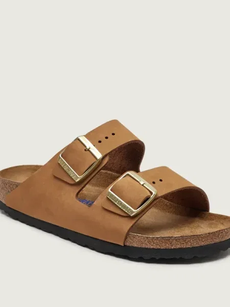 Birkenstock Șlapi Arizona | narrow fit | piele întoarsă maro