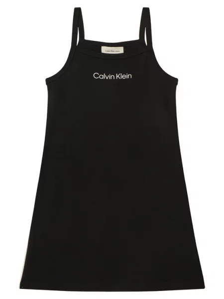 Calvin Klein Φόρεμα καλοκαιρινό Skater μαύρο