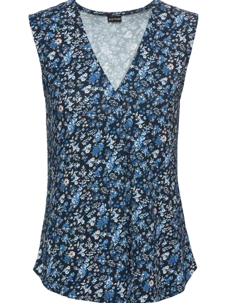 Top Bonprix niebieski