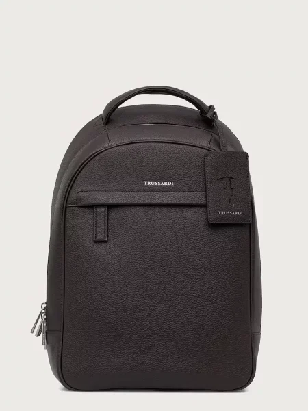 Trussardi rucsac pentru bărbați din piele maro