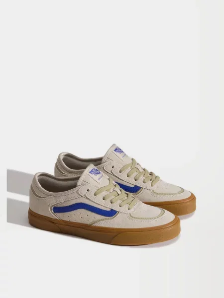 Жіночі Кеди низькі Vans ROWLEY CLASSIC замша/текстиль бежевий