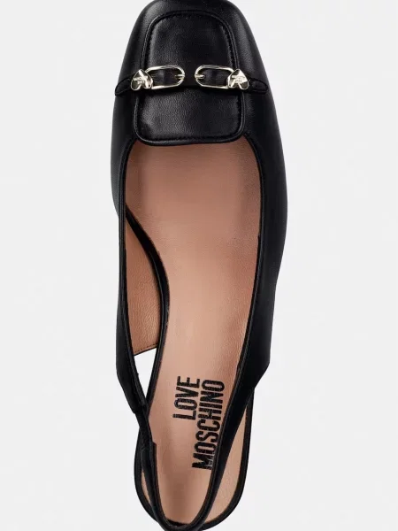 Шкіряні туфлі Love Moschino