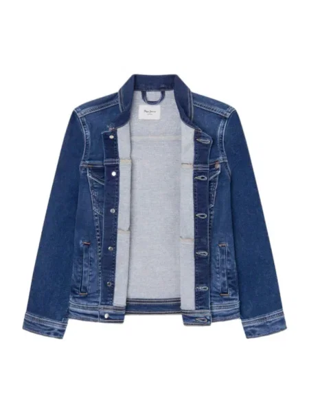 Geacă de blugi copii Pepe Jeans albastru