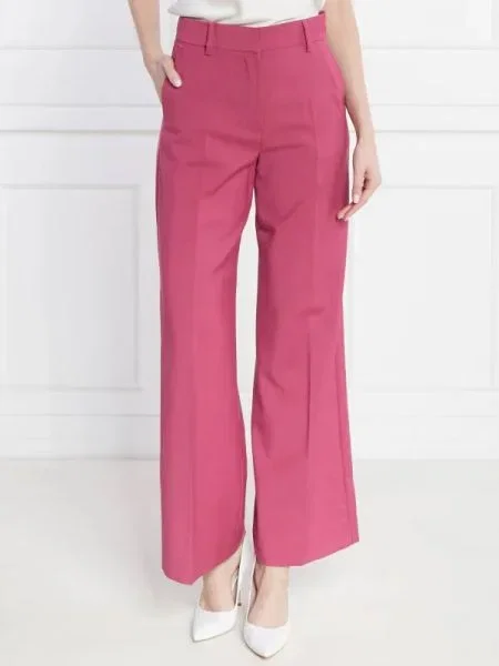 Weekend MaxMara Gyapjú nadrág lila