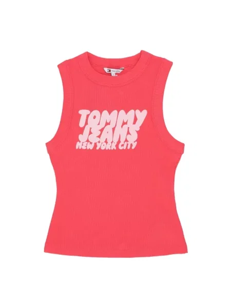 Top Tommy Jeans różowy
