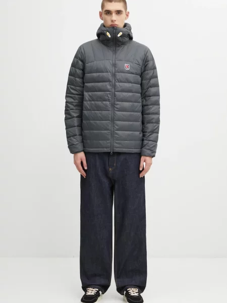 Пуховик Fjallraven серый