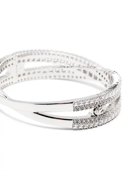 Bransoletka Swarovski biała