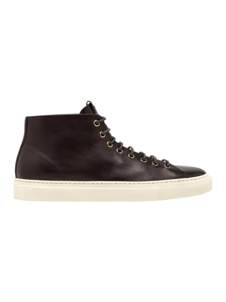 Sneakersy Buttero skórzane brązowe