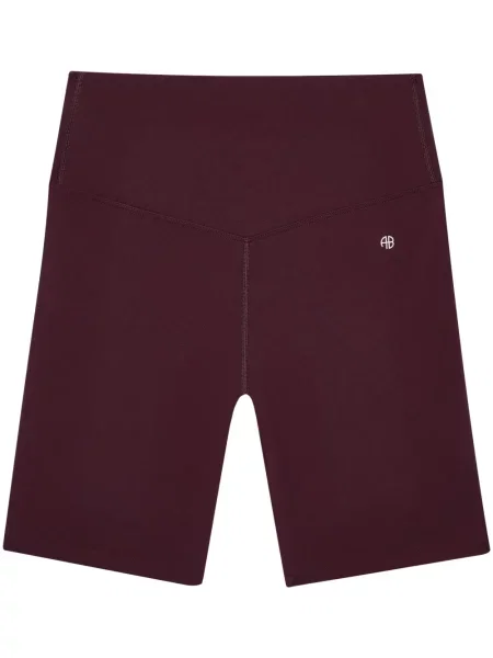 Pantaloni scurți de sport Anine Bing bordo