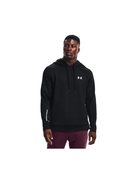 Geacă Under Armour din material terry negru