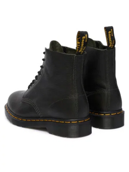 Šněrovací kotníkové boty Dr. Martens zelené
