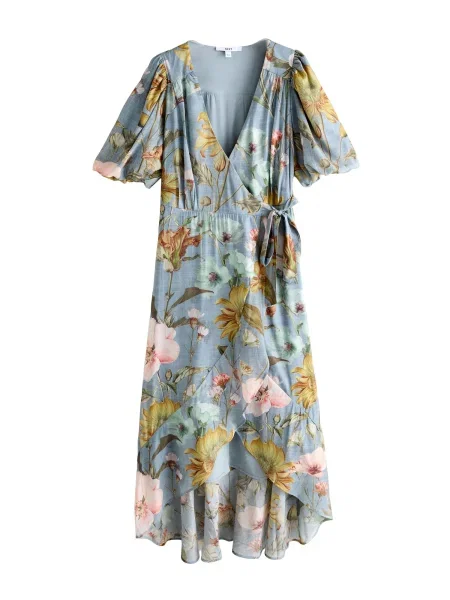 Next Rochie porumbel / galben / verde mentă / roz pastel albastru