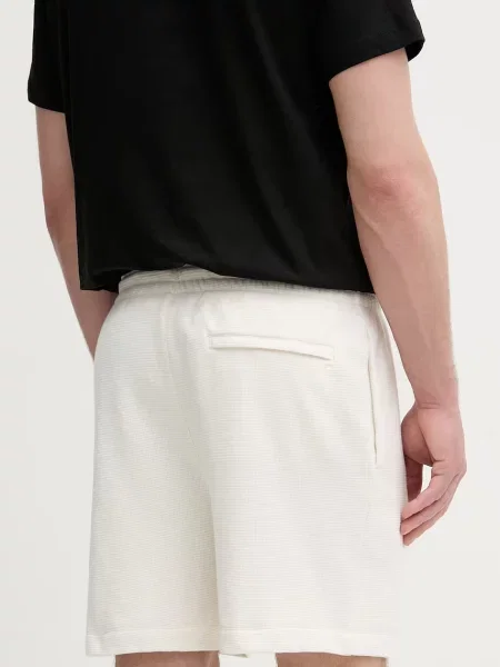 Calvin Klein Jeans szorty dresowe białe
