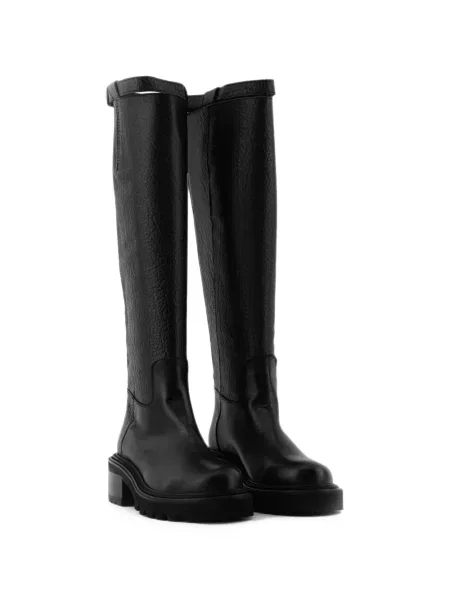 Botine Paul Warmer din piele negru