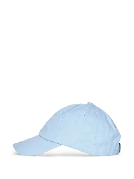Hímzett csíkos fürdőruha Polo Ralph Lauren nyakkendővel kék
