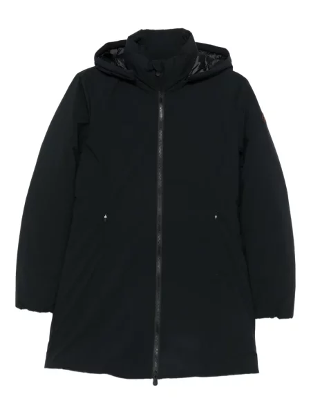 Płaszcz Save The Duck z kapturem czarny