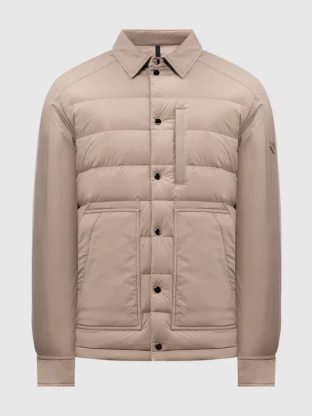 Пухова куртка Bassies Moncler бежева