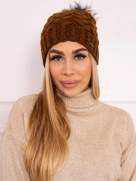 Șapcă Kesi din fleece maro