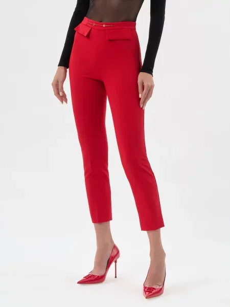 Брюки Elisabetta Franchi красные