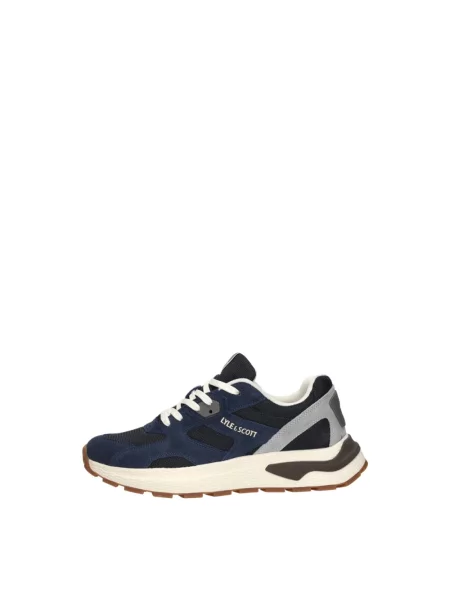 Sneakersy Lyle & Scott niebieskie