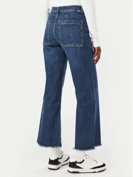 Billabong Jeans hlače Be Free Mornarsko Wide Leg modra
