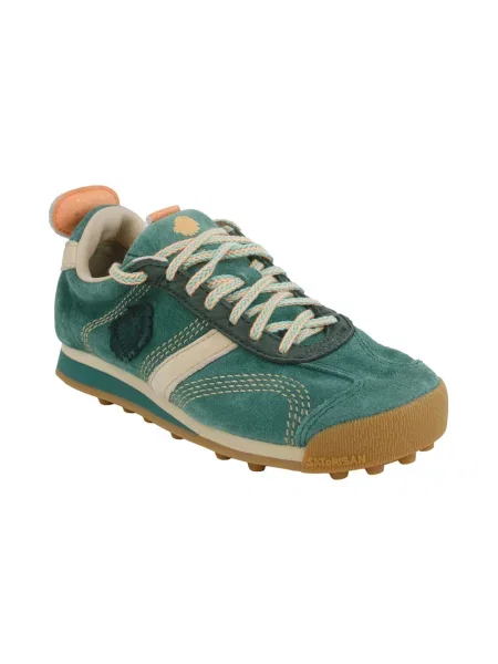 Sneakersy Satorisan skórzane zielone