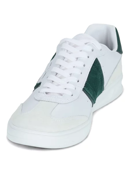 Pantofi Fred Perry din piele de căprioară alb
