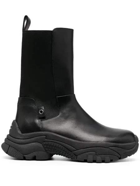 Botine Ash din piele negru