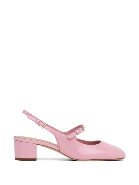 Pantofi cu toc Cinq A Sept din piele slingback roz