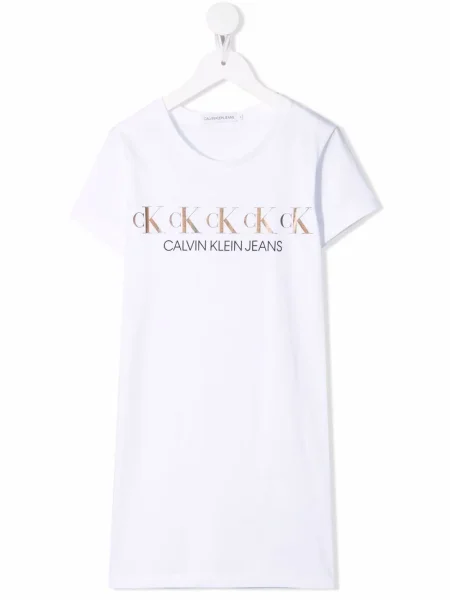 Koszulka dziecięca Calvin Klein biała