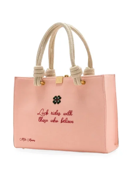 Geantă shopper Olympia Le-tan roz