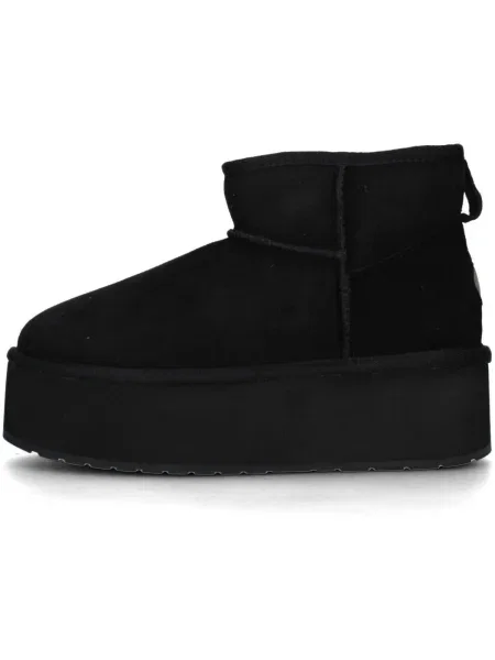 Dámske snehule EMU Australia Stinger Micro Flatform black čierna