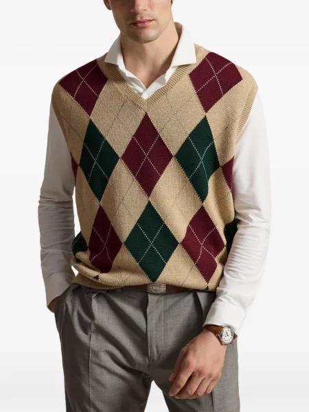 Vestă Rlx Ralph Lauren cu model argyle