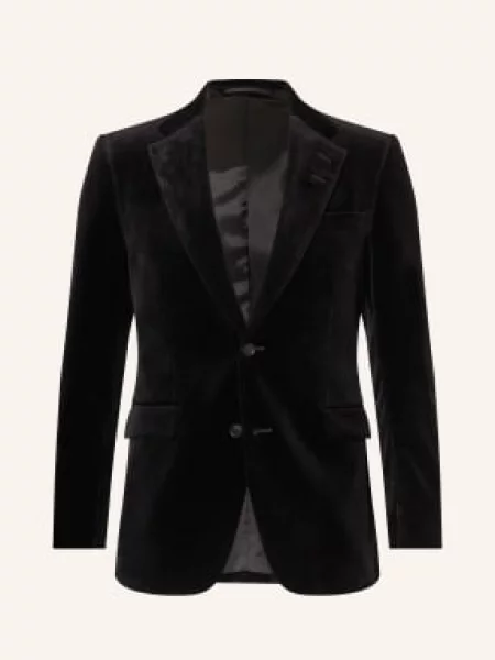 Tiger Of Sweden Sametové Sako Ease Extra Slim Fit černá