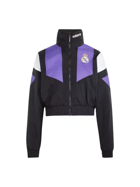 ADIDAS PERFORMANCE Geacă sport REAL EQT albastru violet / negru alb