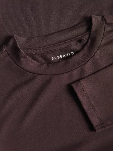 Лонгслив Reserved коричневый
