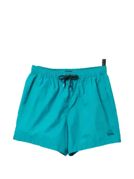 Slip de baie Zegna cu cordon albastru