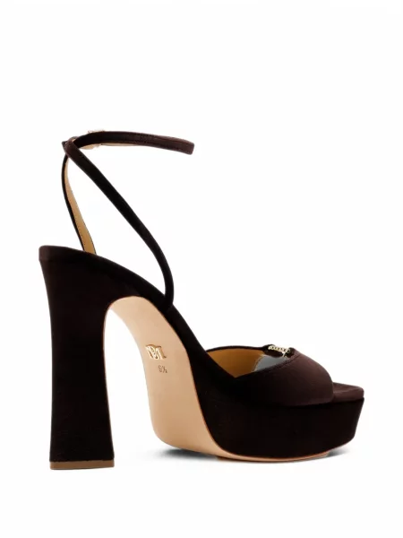 Sandale Badgley Mischka cu platformă maro