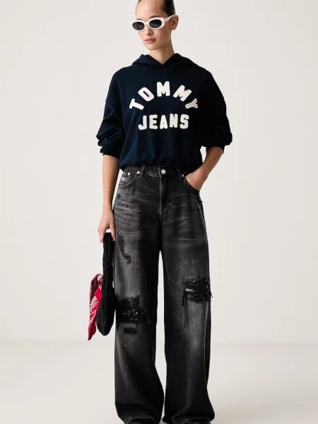 Tommy Jeans Hanorac Arch Bleumarin Oversize