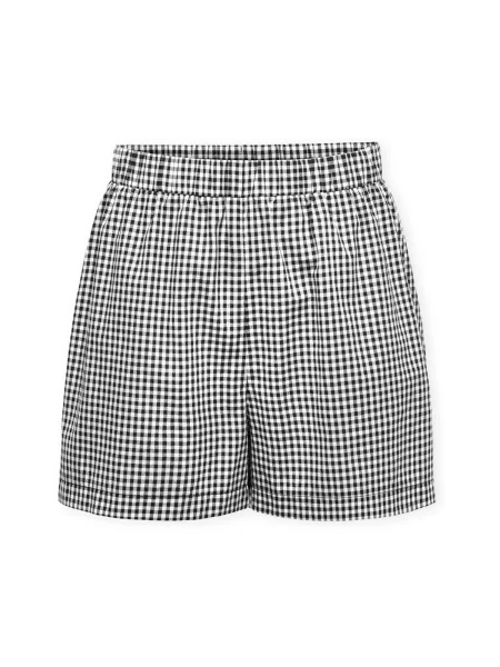 Pantaloni scurți Only în carouri alb